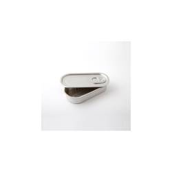 Boîte rectangulaire en aluminium 100% Chef avec couvercle