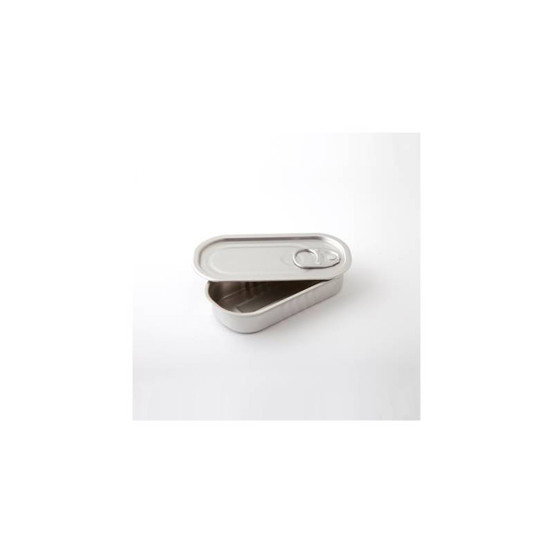 Boîte rectangulaire en aluminium 100% Chef avec couvercle