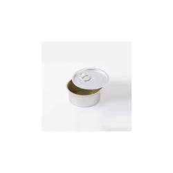 Boîte ronde en aluminium 100% Chef avec couvercle