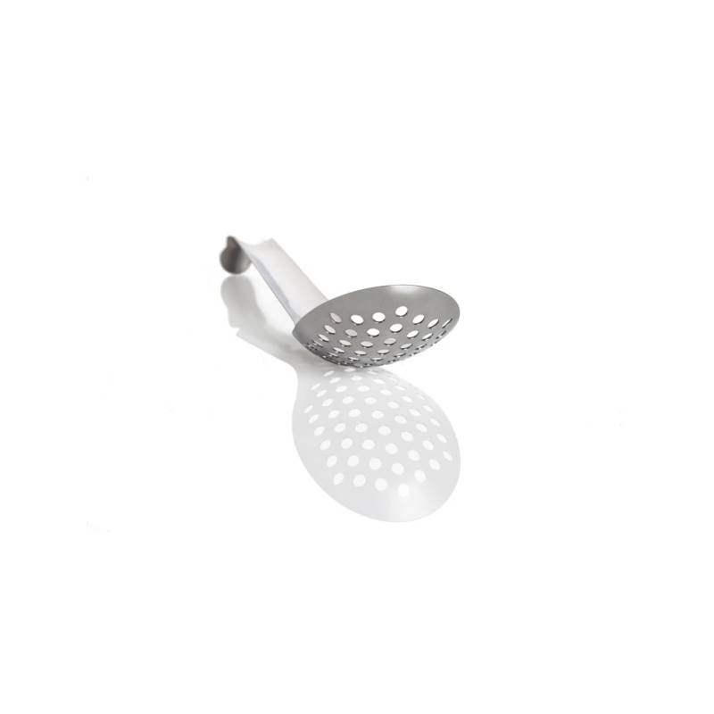 Cuchara Lotus perforada 100% acero inoxidable cm 17