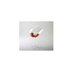 Chardonay 100% Coupe du chef en verre avec cuillère en pyrex cm 22