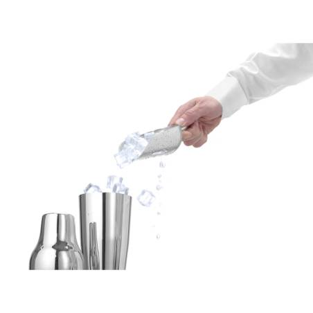 Pelle à glace perforée en aluminium 22 cm