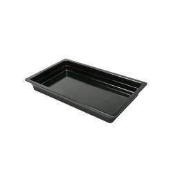 Gastronorm 1/1 en mélamine noire cm 53x32,5x6,5