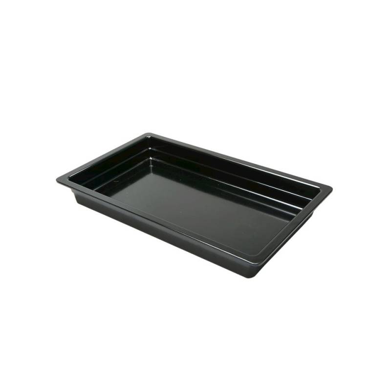 Gastronorm 1/1 en melamina negra cm 53x32,5x6,5