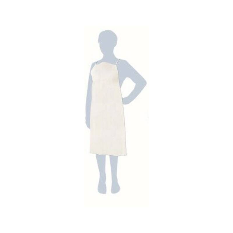Tablier tnt blanc 90x72 cm