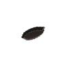 Tartelette festonnée en acier inoxydable anti-adhésif noir 10 cm