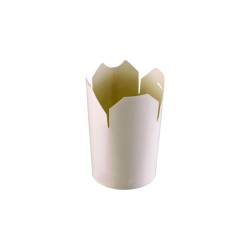Duni contenedor wok desechable de cartón blanco cl 81