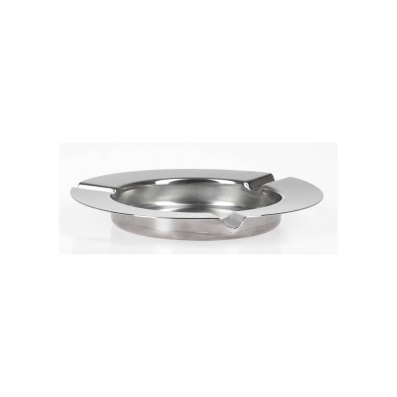 Cendrier rond en acier inoxydable 14,7 cm