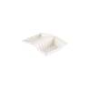 Boîte à emporter Duni avec couvercle en pulpe blanche cm 18,5x14,3