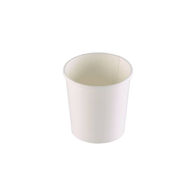 Soup Duni gobelets jetables à emporter en carton blanc cl 48,5