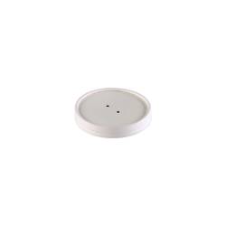 Tapa desechable de cartón blanco para vaso Duni 9,7 cm