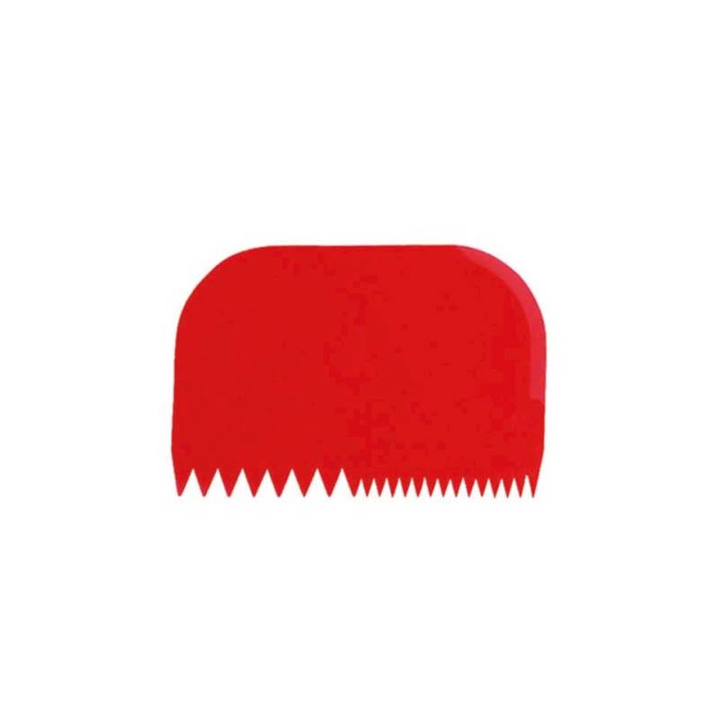 Grattoir en polypropylène rouge 14,5 cm