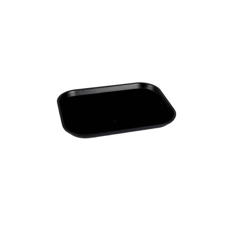 Plateau rectangulaire noir antidérapant MC 30x40cm