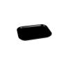 Plateau rectangulaire noir antidérapant MC 30x40cm