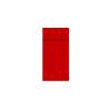 Tovagliolo portaposate Slim Duni in carta Dunisoft rossa cm 40x33