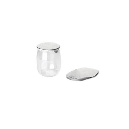 Bouchon pour pot de yaourt ou de dessert 100% Chef aluminium cm 6