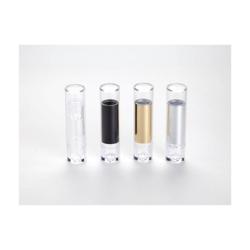 Récipient pour rouge à lèvres rouge 100% Chef en polycarbonate transparent
