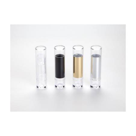 Lápiz de labios-rojo Envase 100% Chef de policarbonato transparente