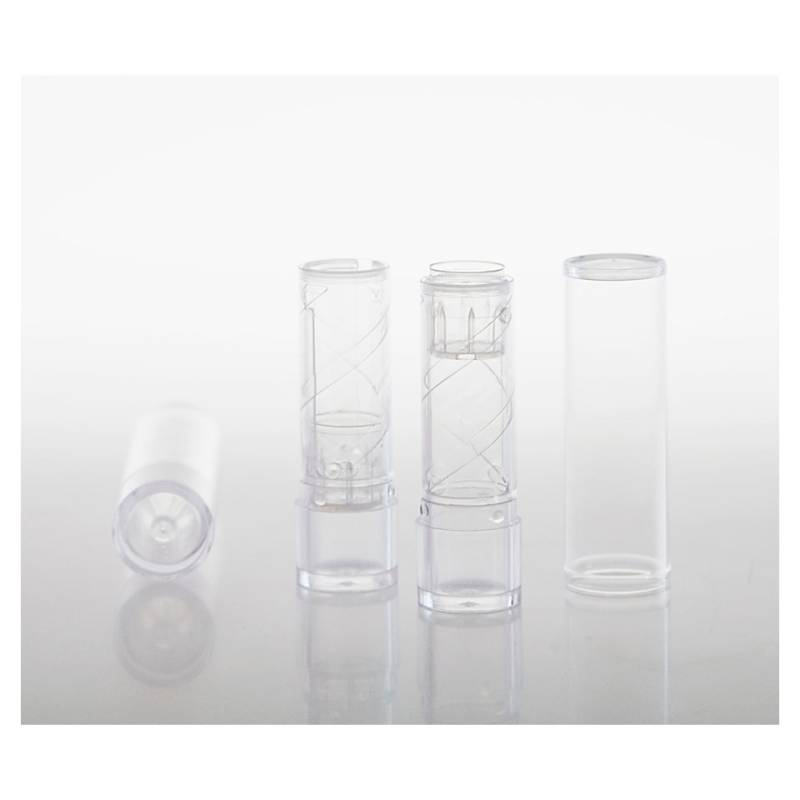 Récipient pour rouge à lèvres rouge 100% Chef en polycarbonate transparent