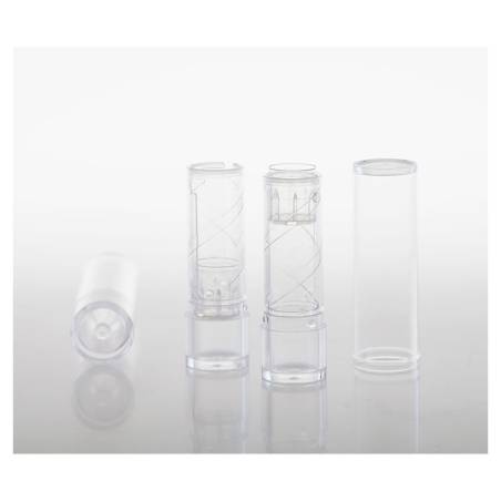 Lápiz de labios-rojo Envase 100% Chef de policarbonato transparente