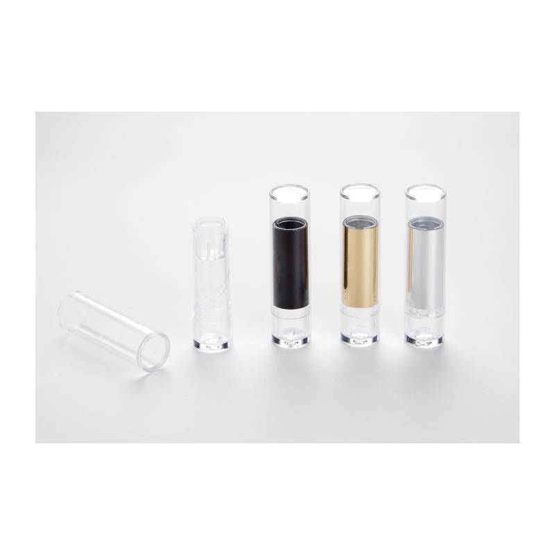 Lápiz de labios-rojo Envase 100% Chef de policarbonato transparente