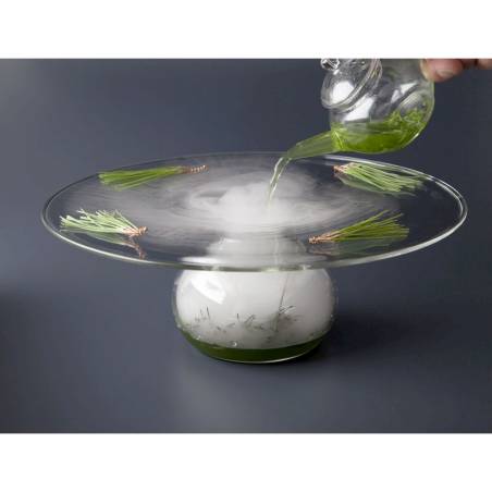 Ovni 100% Chef plateau de présentation en verre 23 cm
