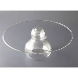 Ovni 100% Chef plateau de présentation en verre 28 cm