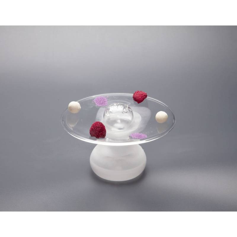 Ovni 100% Chef plateau de présentation en verre 28 cm