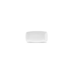 Bandeja rectangular de cerámica vitrificada Line X Squared Churchill 19,5x10,3 cm