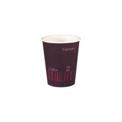 Verre à café Quick cappuccino en papier brun cl 35