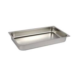 Poêle en acier inoxydable Gastronorm 1/1 6,5 cm