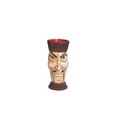 Tiki mug Fu Manchu céramique 360ml beige/brun