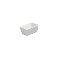 Porte-sac rectangulaire en porcelaine blanche cm 10,5x6,5