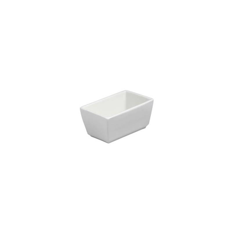 Porte-sac rectangulaire en porcelaine blanche cm 10,5x6,5