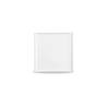 Churchill Buffet Line Bandeja rectangular de melamina blanca 30,3 x 30,3 cm