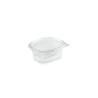 Envase ovalado desechable para alimentos en PET transparente lt 0,75