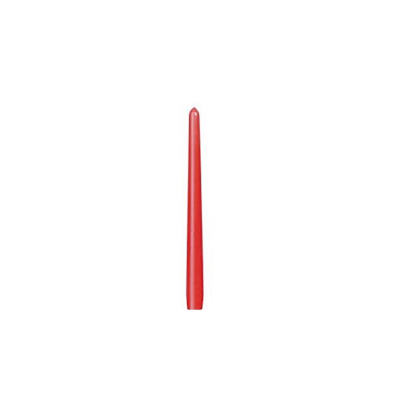Bougies en cire rouge Antiche Duni 25 cm