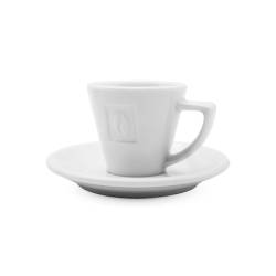 Tasse à déjeuner Porto avec assiette en porcelaine blanche cl 31