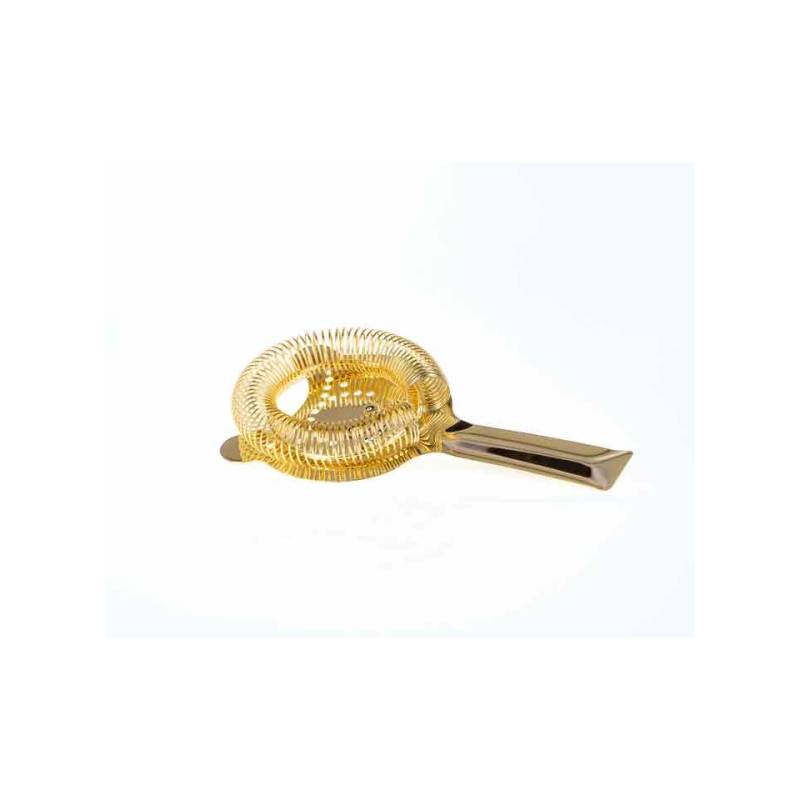 Passoire avec ailettes en acier inoxydable doré 9 cm
