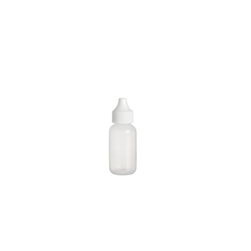 Flacon pressurisé en PE transparent cl 3