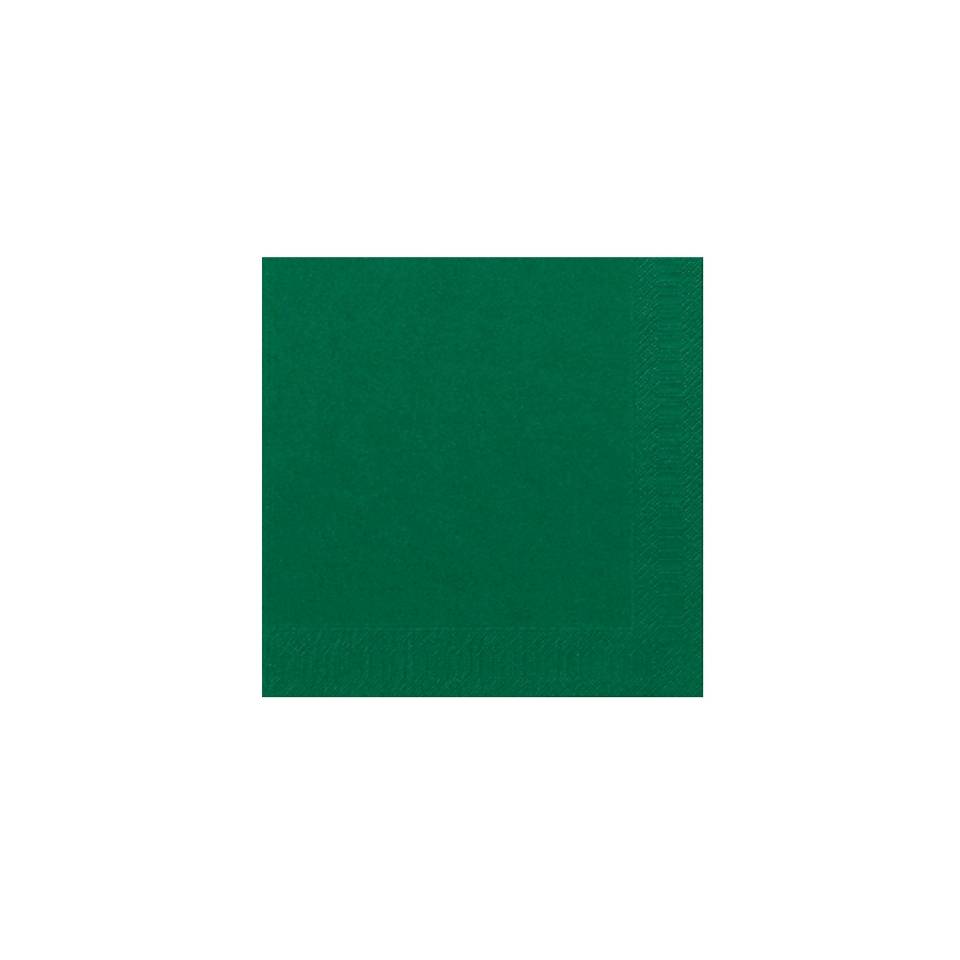 Tovagliolo Duni in cellulosa due veli cm 40 x 40 verde scuro