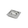 Couvercle gastro en acier inoxydable 1/6