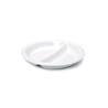 Plato bis de porcelana blanca 25,5 cm