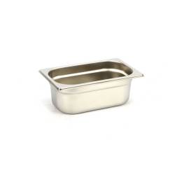 Gastronorm 1/4 bac en acier inoxydable cm 10