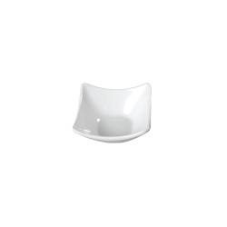 Tasse carrée en mélamine blanche 7,5 cm