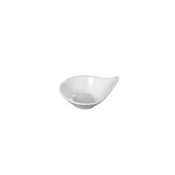 Taza redonda Inmiron con asa de melamina blanca 8,5 cm