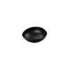 Coupe ovale en mélamine ondulée noire inmiron cm 17x13,8