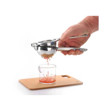 Exprimidor de lujo de acero inoxidable de 23 cm