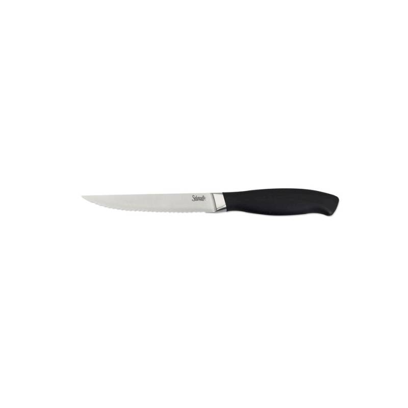 Cuchillo chuletero Salvinelli 24 cm acero dentado Deluxe