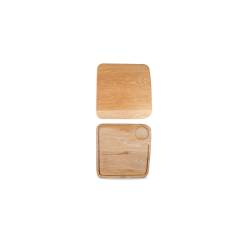 Tabla de cortar de servicio de madera Churchill de roble rústico 29 cm